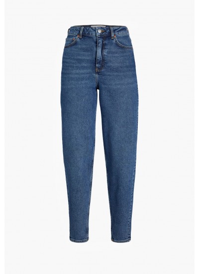 Women Trousers Lisbon.W30 Blue Cotton Jack & Jones