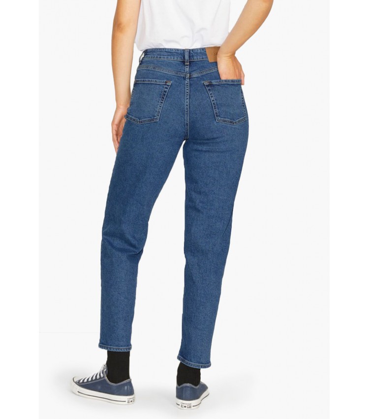 Women Trousers Lisbon.W30 Blue Cotton Jack & Jones