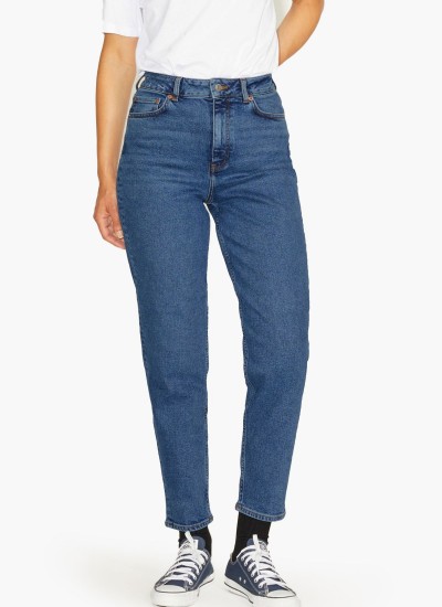 Γυναικεία Παντελόνια Dua Μπλε Βαμβάκι Pepe Jeans