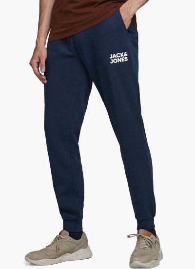 Ανδρικά Παντελόνια Newsoft Σκούρο Μπλε Βαμβάκι Jack & Jones