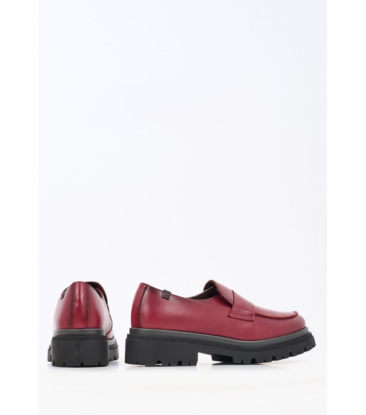 Women Moccasins 21080 Bordo Leather Pepe Menargues