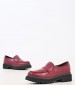 Women Moccasins 21080 Bordo Leather Pepe Menargues