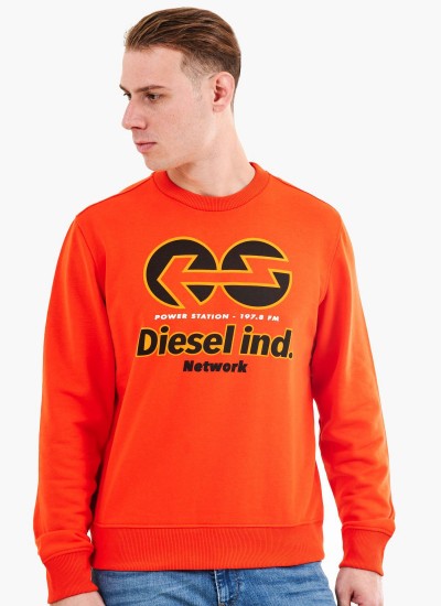 Ανδρικές Μπλούζες Diegor.Hs3 Άσπρο Βαμβάκι Diesel