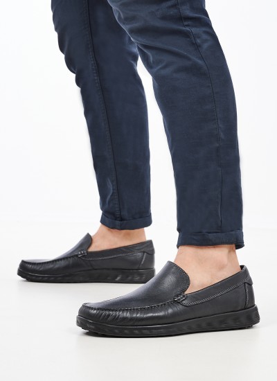 Γυναικεία Παπούτσια Casual Ecco.Ath Μαύρο Δέρμα Ecco