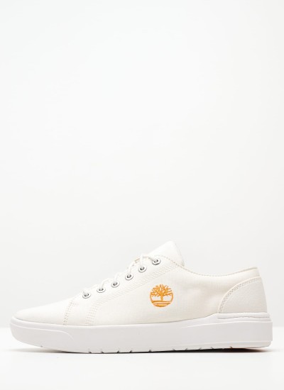 Ανδρικά Παπούτσια Casual A5P5G Άσπρο Πάνινο Timberland
