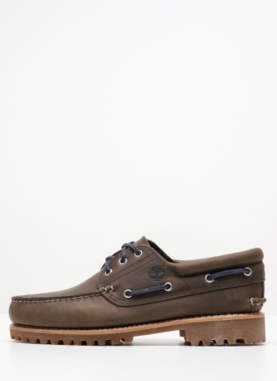 Ανδρικά Ιστιοπλοϊκά A5S38 Λαδί Δέρμα Timberland