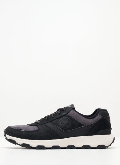 Ανδρικά Παπούτσια Casual A5WVZ Μαύρο Δέρμα Νούμπουκ Timberland