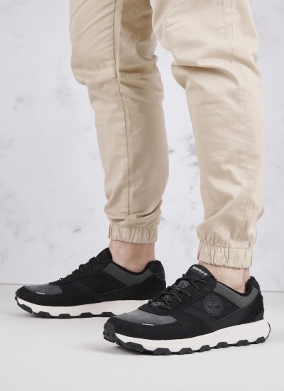 Ανδρικά Παπούτσια Casual A5WVZ Μαύρο Δέρμα Νούμπουκ Timberland
