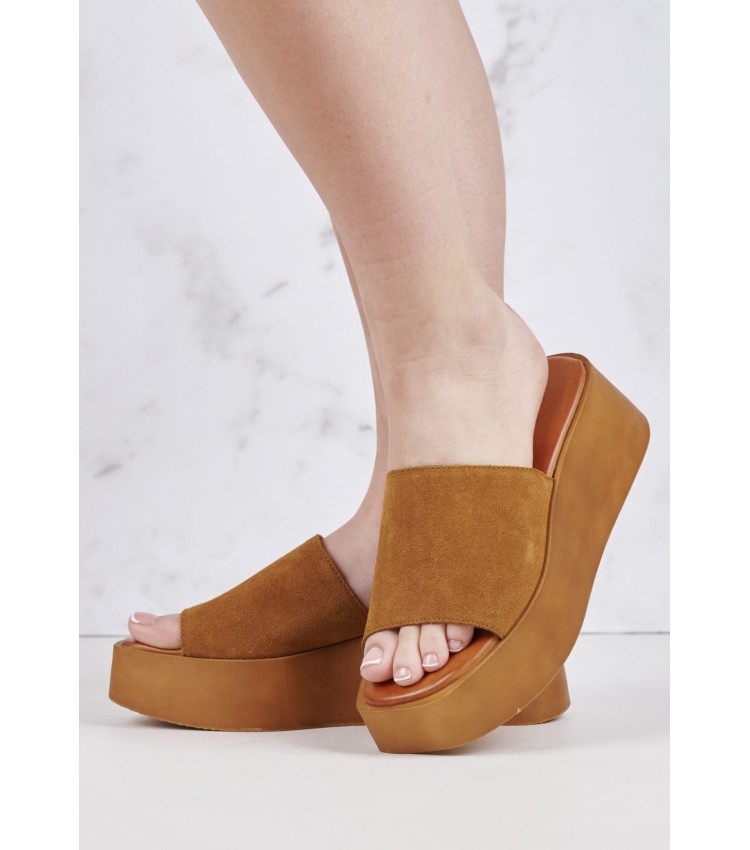 Women Platforms Low 028 Tabba Buckskin Mortoglou