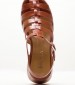 Women Sandals 116001217 Brown Leather Mortoglou