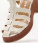 Women Sandals 116001217 White Leather Mortoglou