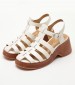 Women Sandals 116001217 White Leather Mortoglou