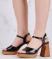 Women Sandals 116001247 Black Leather Mortoglou