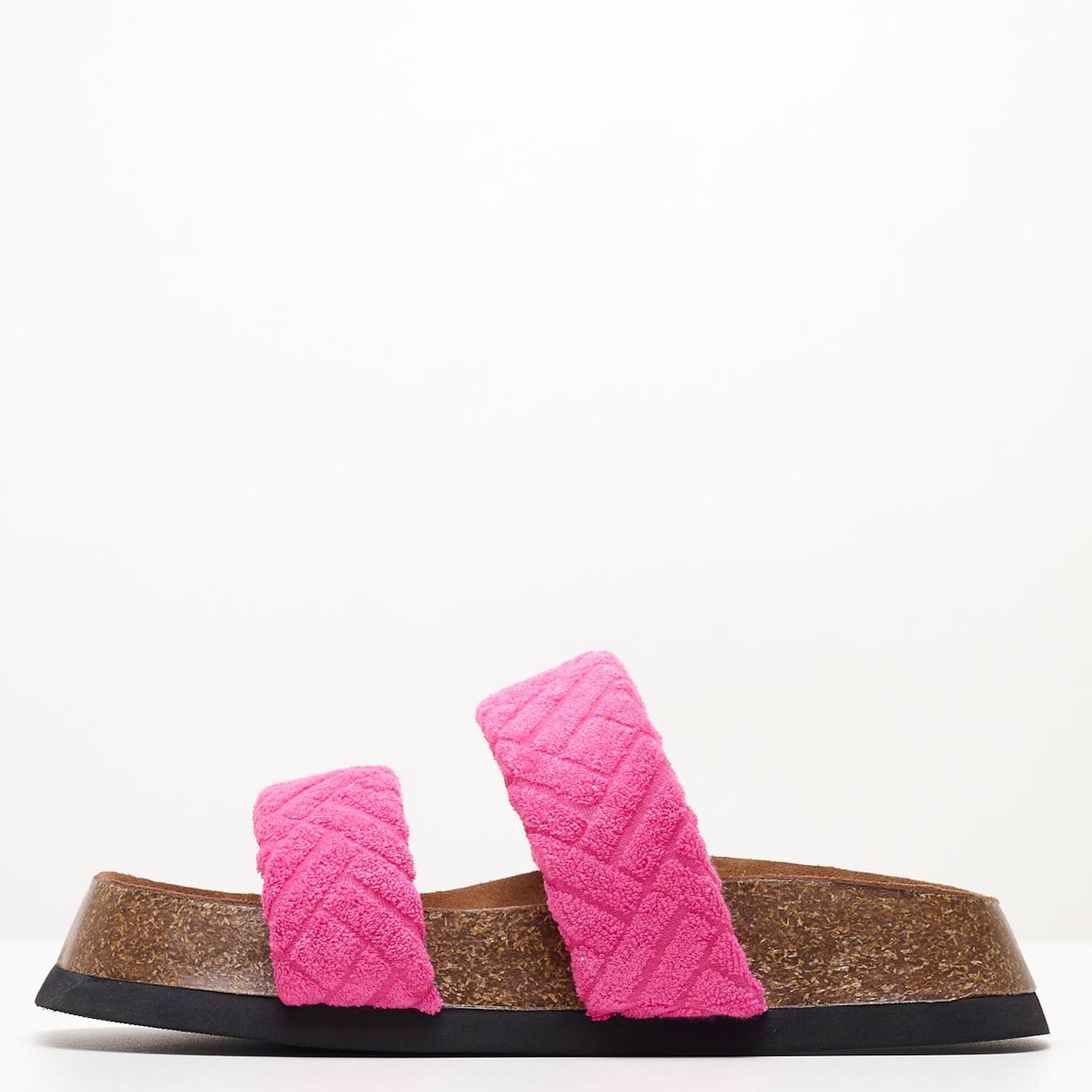 Women Flats 116001257 Pink Fabric Mortoglou
