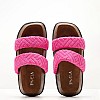 Women Flats 116001257 Pink Fabric Mortoglou Women Flats 116001257 Pink Fabric Mortoglou