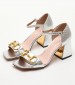 Women Sandals 116001260 Silver Leather Mortoglou