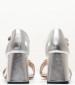 Women Sandals 116001260 Silver Leather Mortoglou