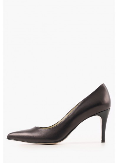 Women Pumps & Peeptoes Low 7500 Black Leather Mortoglou