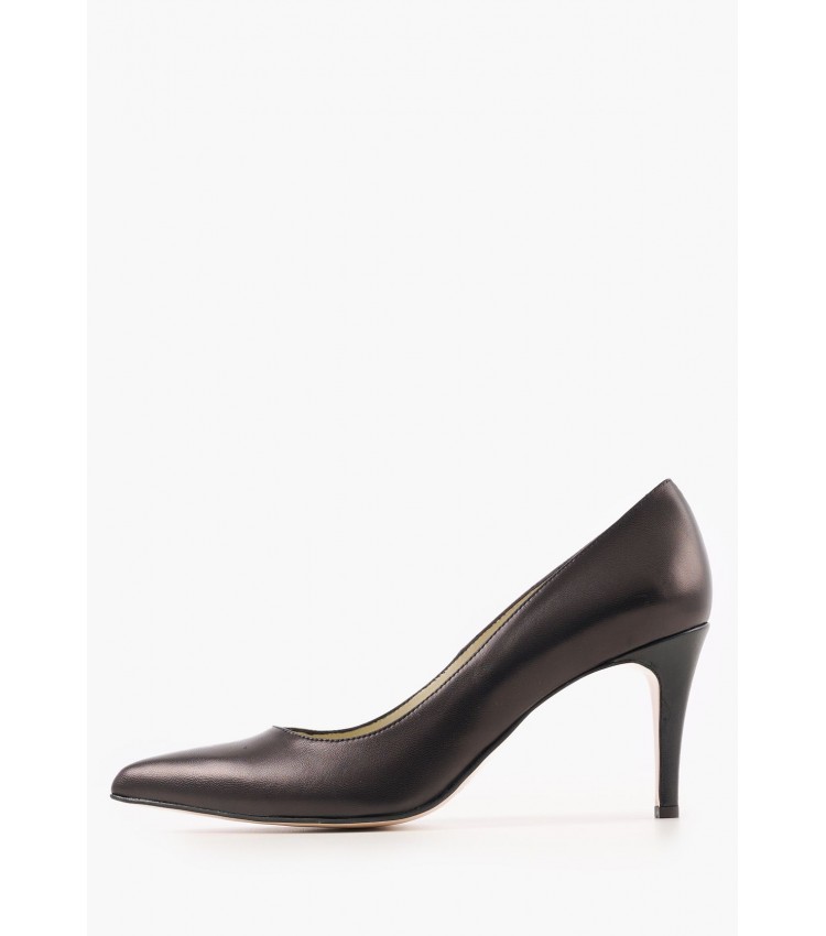 Women Pumps & Peeptoes Low 7500 Black Leather Mortoglou