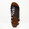 Women Platforms Low FI2844 Black Leather Porronet