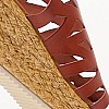 Women Platforms Low FI2844 Brown Leather Porronet