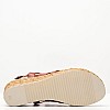 Women Platforms Low FI2844 Brown Leather Porronet