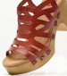 Women Sandals FI2888 Brown Leather Porronet