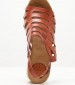 Women Sandals FI2888 Brown Leather Porronet