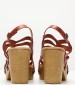 Women Sandals FI2888 Brown Leather Porronet