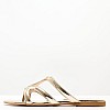 Γυναικεία Flats S15.Flat Χρυσό Δέρμα Mortoglou Γυναικεία Flats S15.Flat Χρυσό Δέρμα Mortoglou