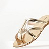 Γυναικεία Flats S15.Flat Χρυσό Δέρμα Mortoglou Γυναικεία Flats S15.Flat Χρυσό Δέρμα Mortoglou