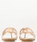 Women Flats S15.Flat Gold Leather Mortoglou