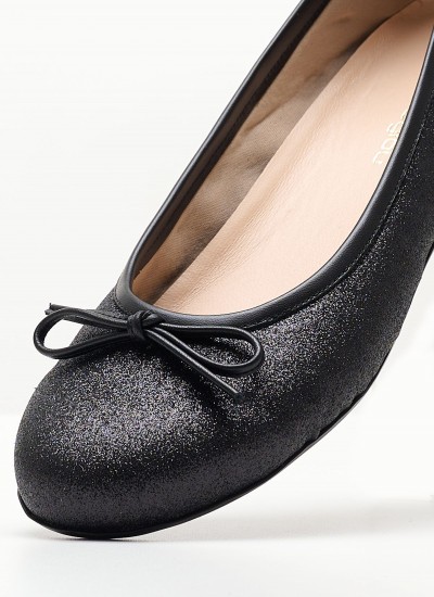 Women Casual Shoes Black.Laceup Black Fabric Tommy Hilfiger