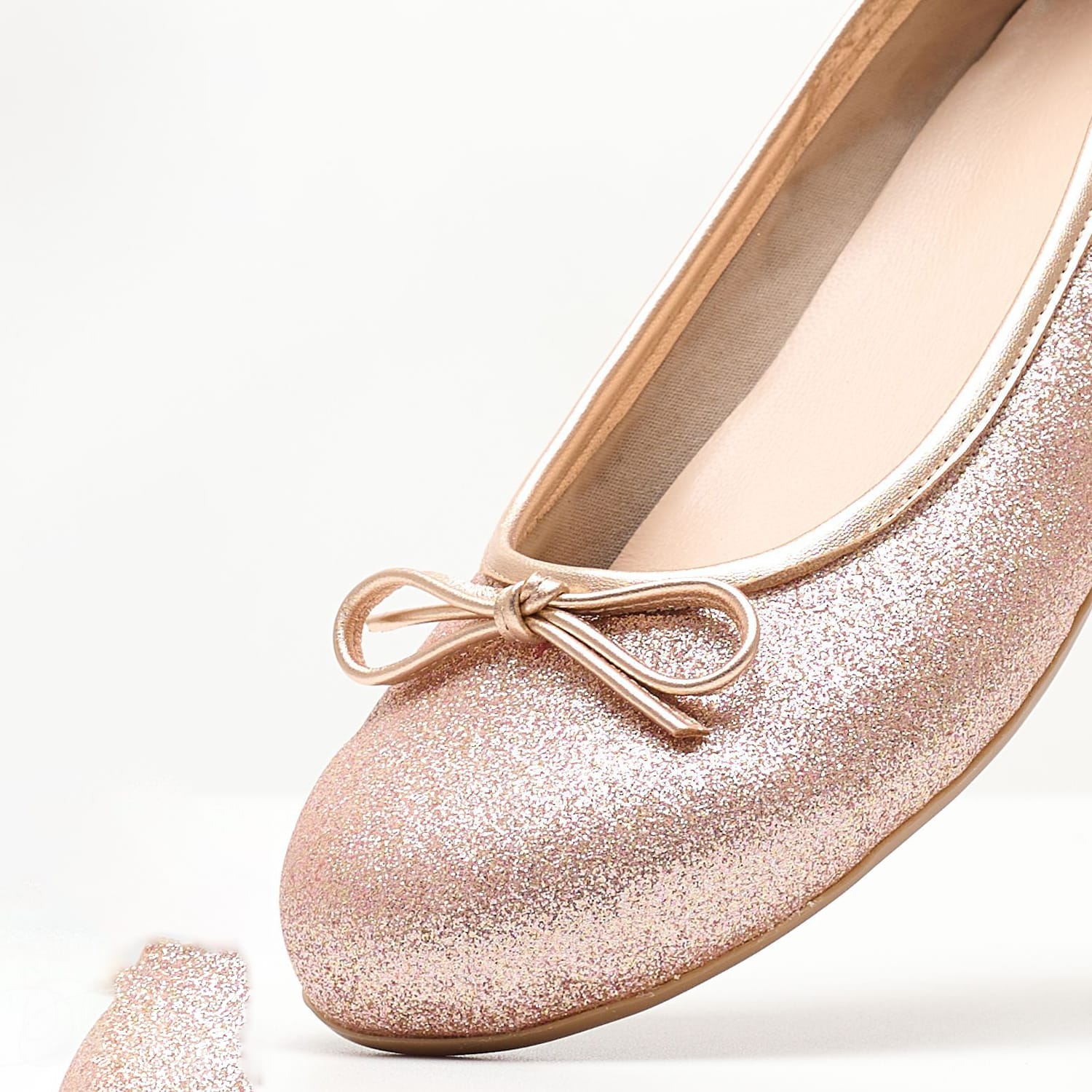 Γυναικείες Μπαλαρίνες S15 Ροζ Glitter Mortoglou