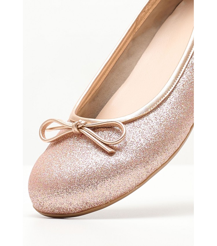 Women Balerinas S15 Pink Glitter Mortoglou