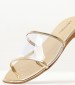 Women Flats S20.Flat Gold Patent Leather Mortoglou