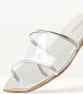 Women Flats S20.Flat Silver Patent Leather Mortoglou