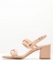 Women Sandals S546 Nude Leather Mortoglou