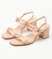 Women Sandals S546 Nude Leather Mortoglou