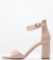 Women Sandals S8013 Nude Leather Mortoglou