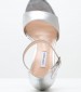 Women Sandals S8013 Silver Leather Mortoglou