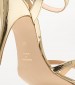 Women Sandals S8030 Gold Leather Mortoglou