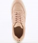 Women Casual Shoes Chunky.Sneaker Nude Leather Tommy Hilfiger