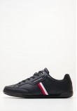 Ανδρικά Παπούτσια Casual Cupsole.Lo Μαύρο Δέρμα Tommy Hilfiger