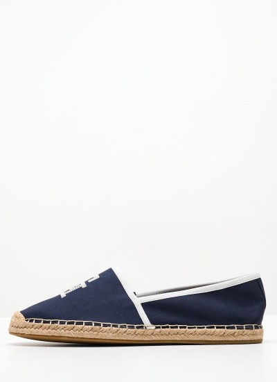 Γυναικείες Εσπαντρίγιες Emb.Espadrille Μπλε Πάνινο Tommy Hilfiger