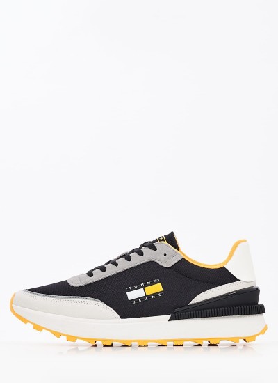 Ανδρικά Παπούτσια Casual Evolve Multi Δέρμα Καστόρι Tommy Hilfiger