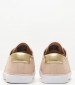 Women Casual Shoes Laceup.Vulc Beige Fabric Tommy Hilfiger