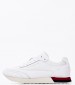 Women Casual Shoes Lux.Sneaker White Leather Tommy Hilfiger