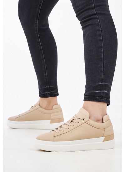 Γυναικεία Παπούτσια Casual Th.Feminine.G Μπεζ Δέρμα Tommy Hilfiger