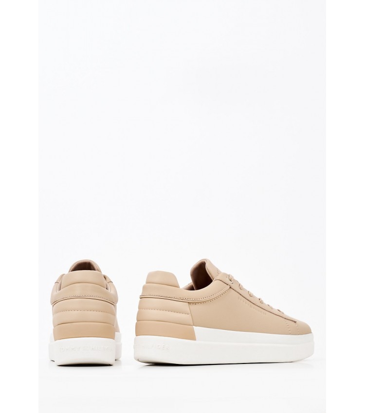 Γυναικεία Παπούτσια Casual Th.Feminine.G Μπεζ Δέρμα Tommy Hilfiger Γυναικεία Παπούτσια Casual Th.Feminine.G Μπεζ Δέρμα Tommy Hilfiger